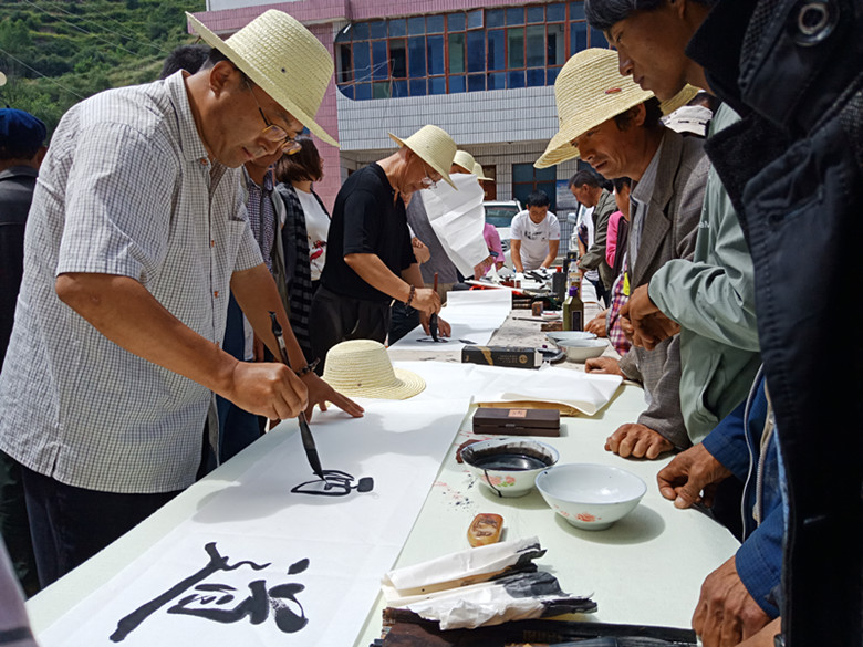 省农牧厅产业扶贫送文化下乡活动在岷县举办