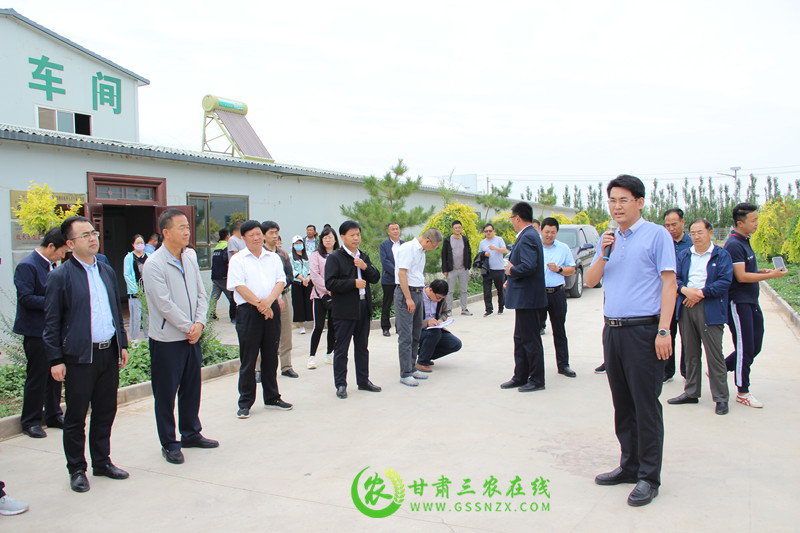 全省农技推广系统在临泽县观摩