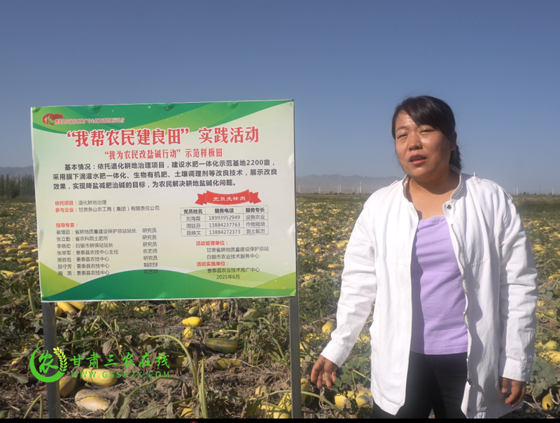 景泰县顺利完成今年退化耕地治理项目任务目标