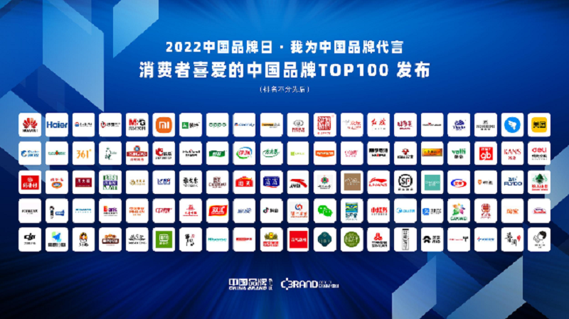 “甘味”荣登2022消费者喜爱的中国品牌TOP100榜单