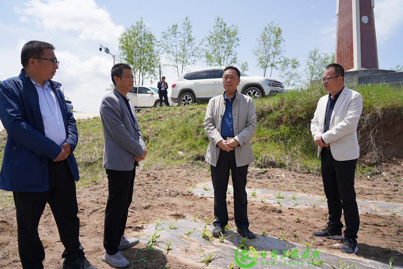 清水县建设大豆绿色优质高产高效技术示范点